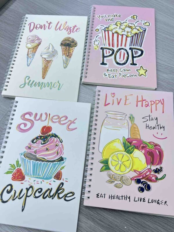 Ice-Cream A5 Spiral Diary