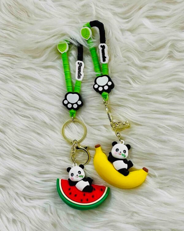 Fruit Panda Keychain